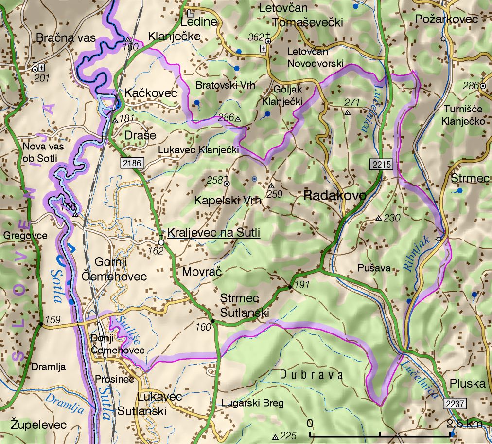Kraljevec na Sutli (područje Općine)